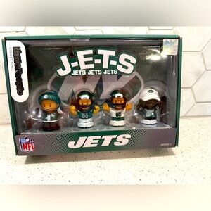 Little People New York Jets Football NFL 4 Pack JETS Uniforms NEW